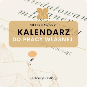 Niedatowany kalendarz do pracy własnej